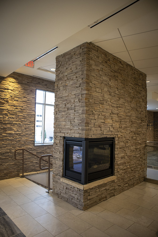 hyatt lobby fireplace