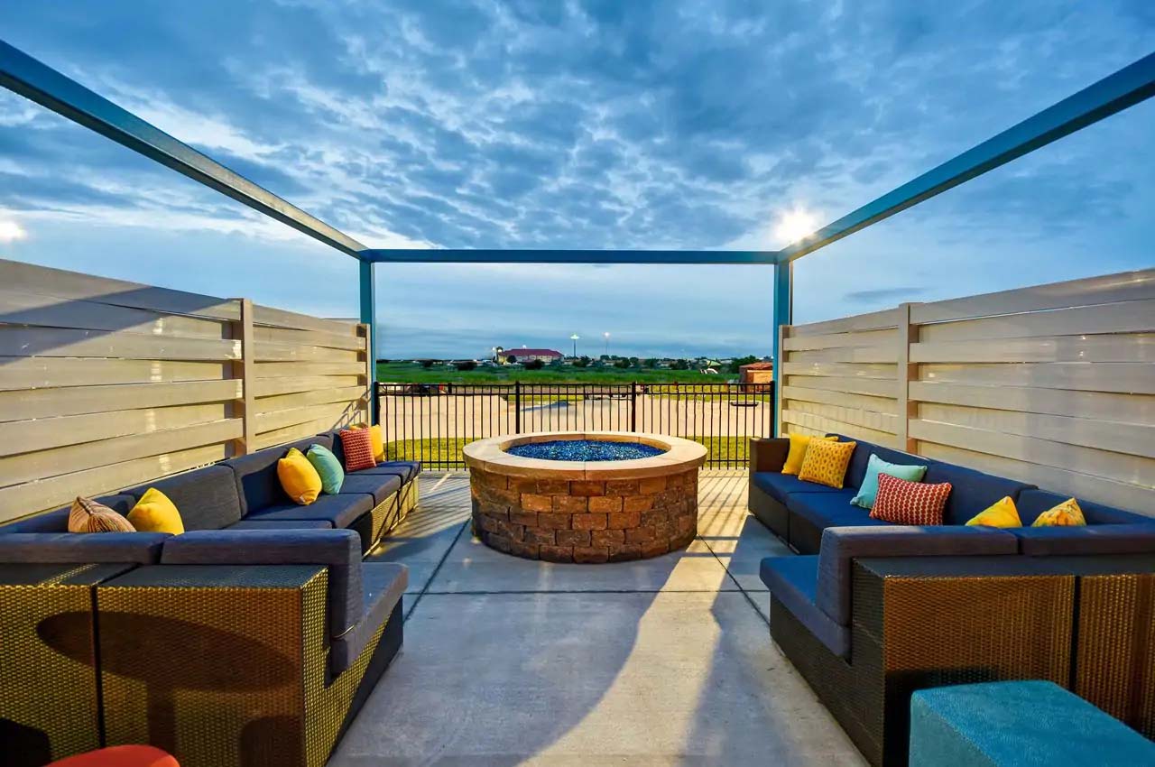 true hilton fire pit seating