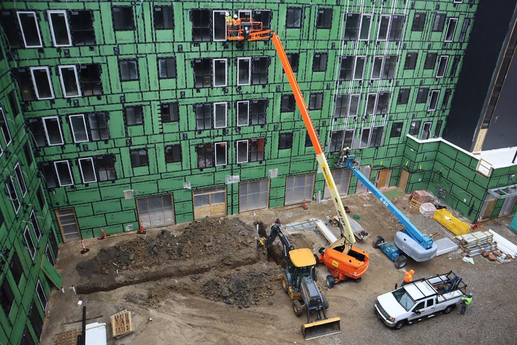 NGC Tops Out at Canopy Park in Lincoln's Haymarket