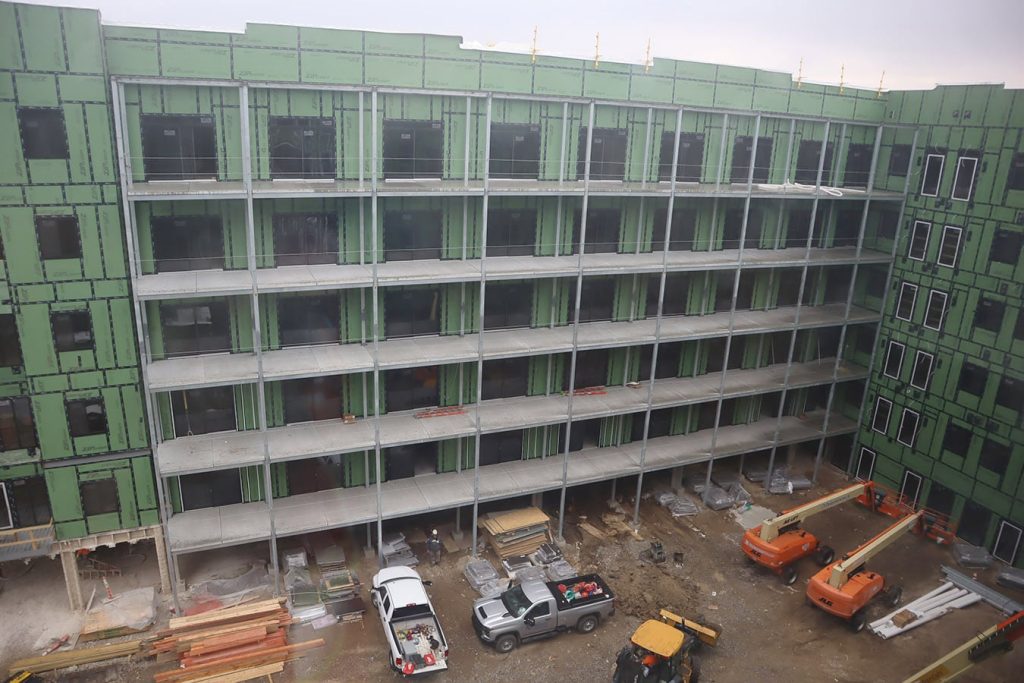 NGC Tops Out at Canopy Park in Lincoln's Haymarket