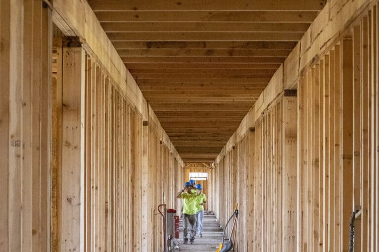 Framing Progress at Chateau at Yankee Hill