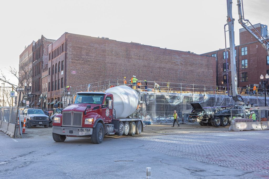 Concrete Pour Completed for Moxy Hotel