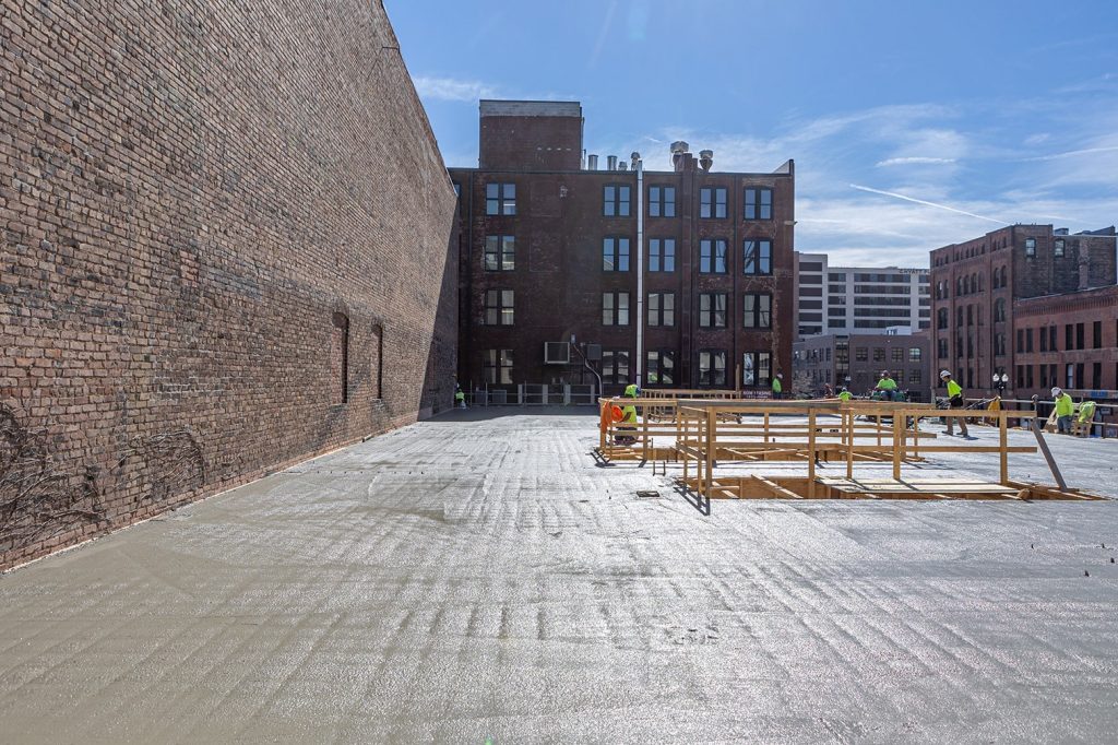 Concrete Pour Completed for Moxy Hotel