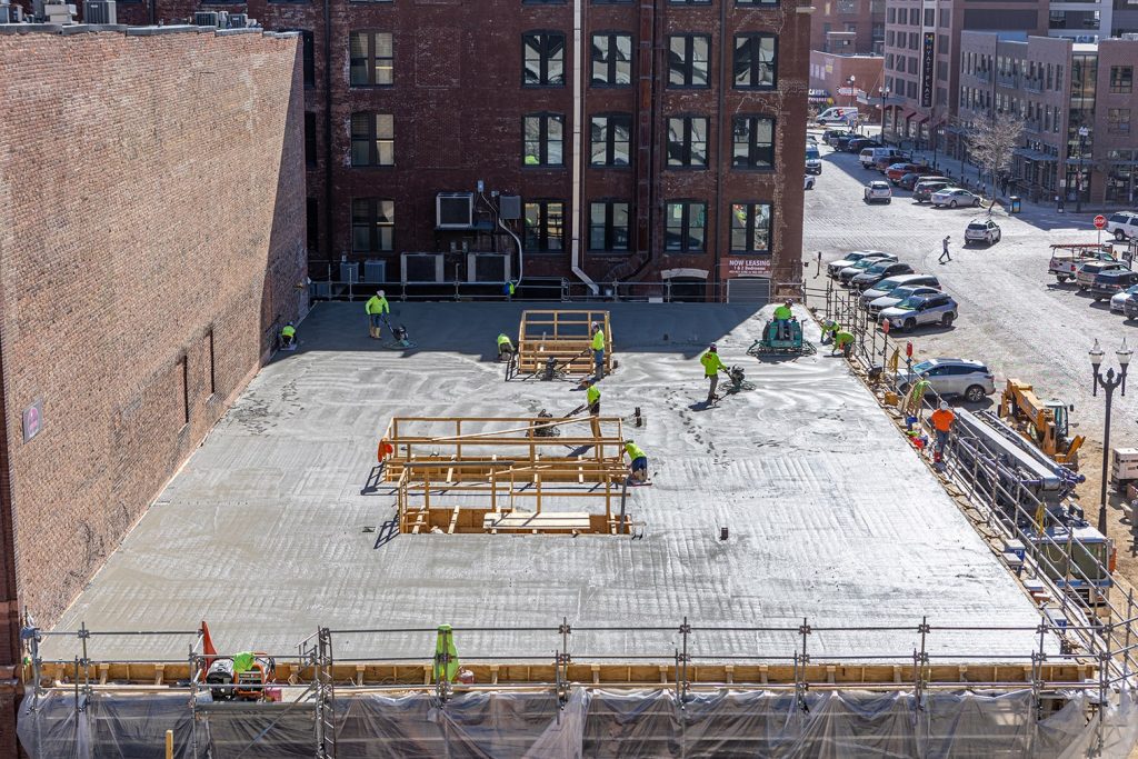 Concrete Pour Completed for Moxy Hotel