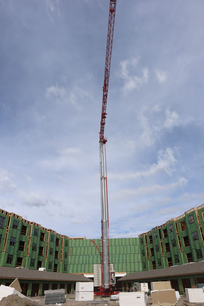 4-Story Mixed-Use Building Tops Out in North Platte