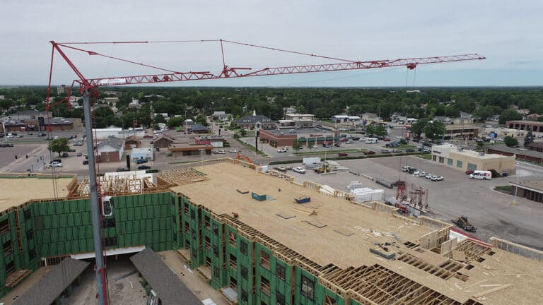 4-Story Mixed-Use Building Tops Out in North Platte
