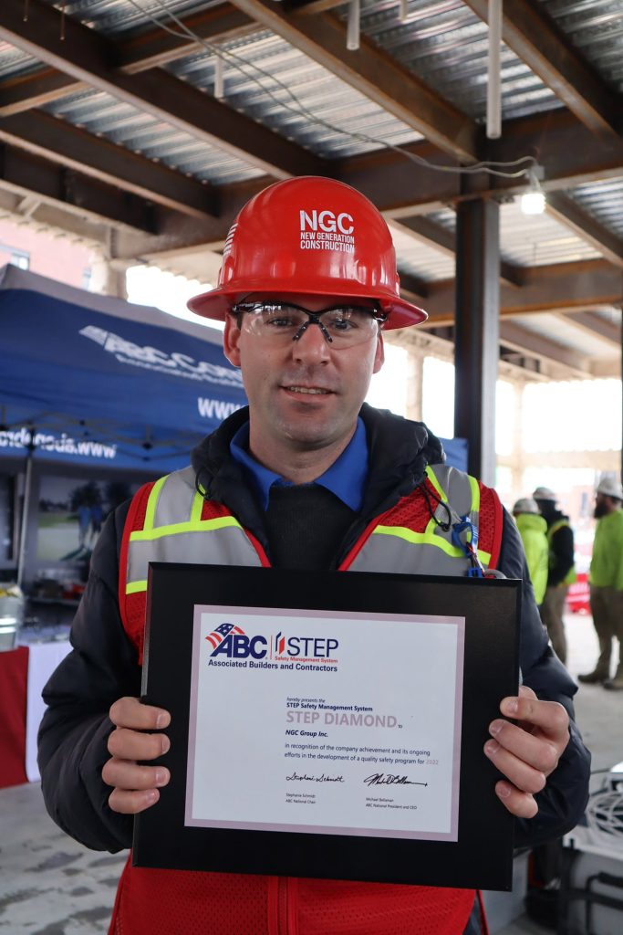 NGC Earns ABC STEP Diamond Safety Award