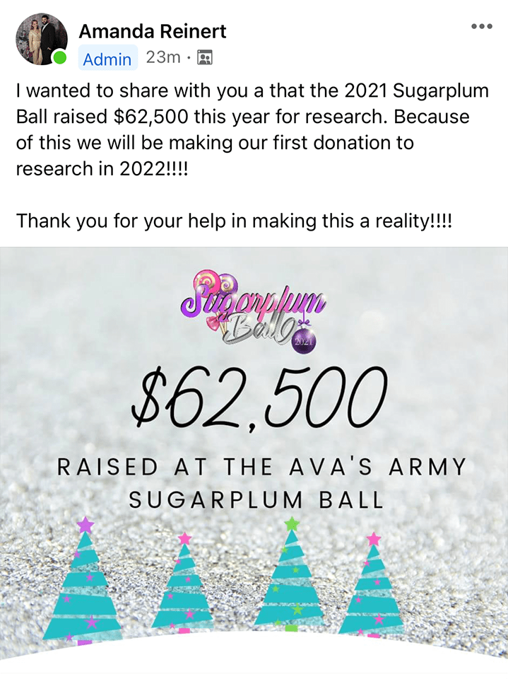 NGC Sponsors Ava’s Army Sugarplum Ball