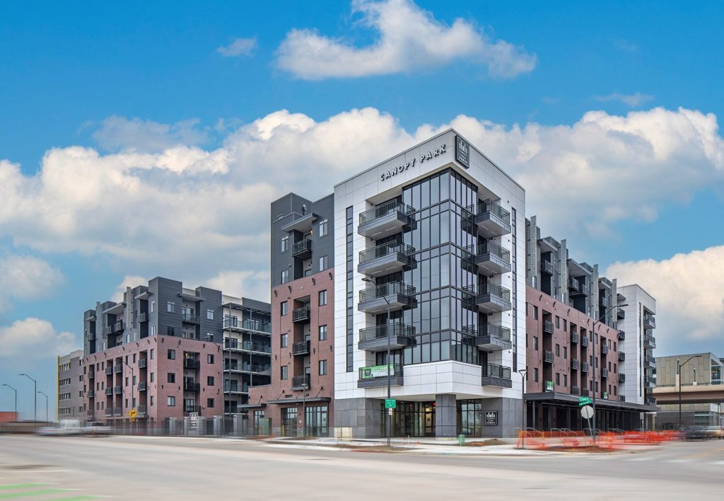 Canopy Park Apartments Completed in Lincoln's Haymarket