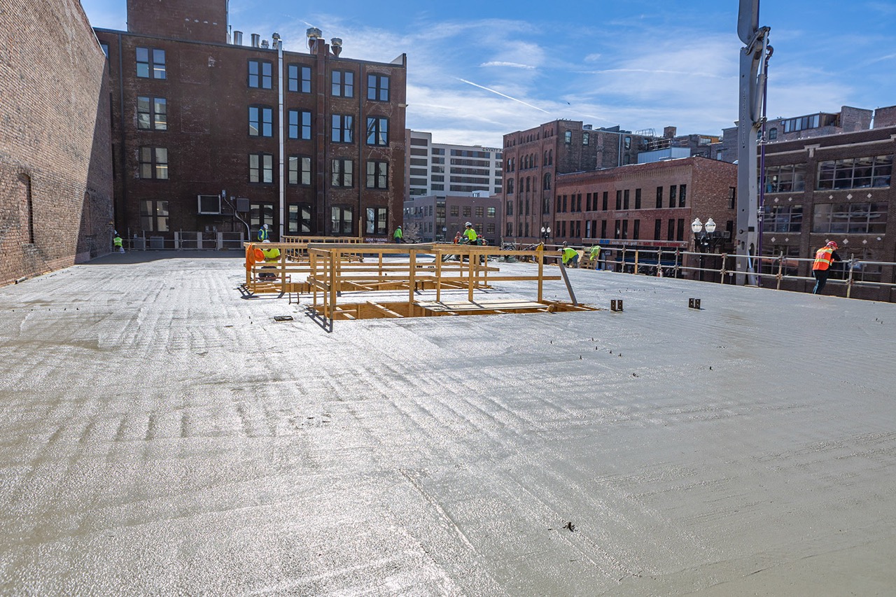 Moxy Hotel concrete
