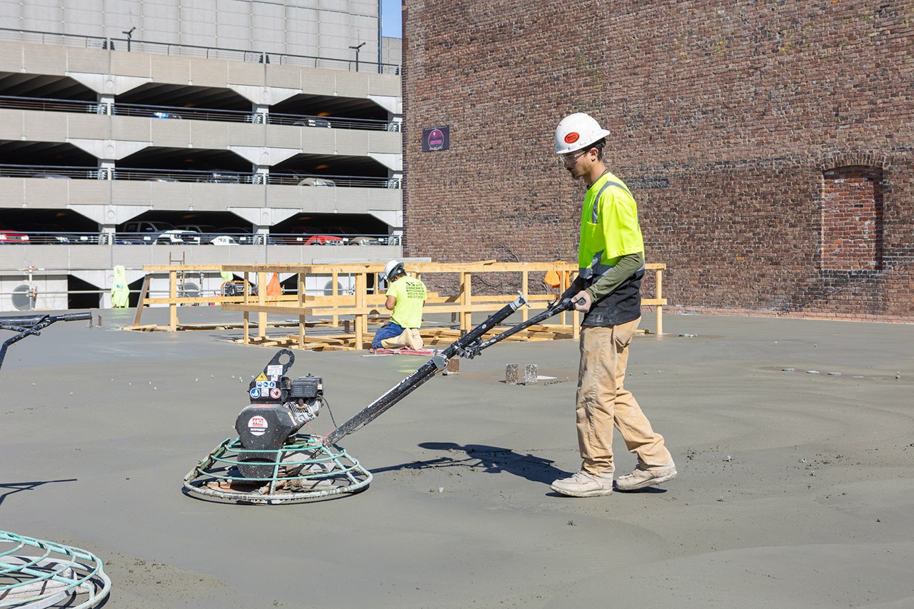 Moxy Hotel concrete work
