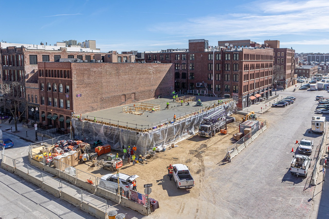 Moxy Hotel concrete work