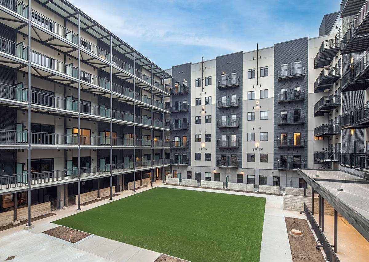 canopy park apartment courtyard