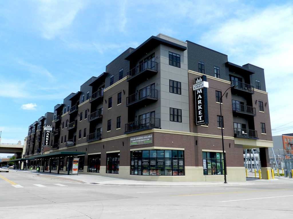 canopy row exterior