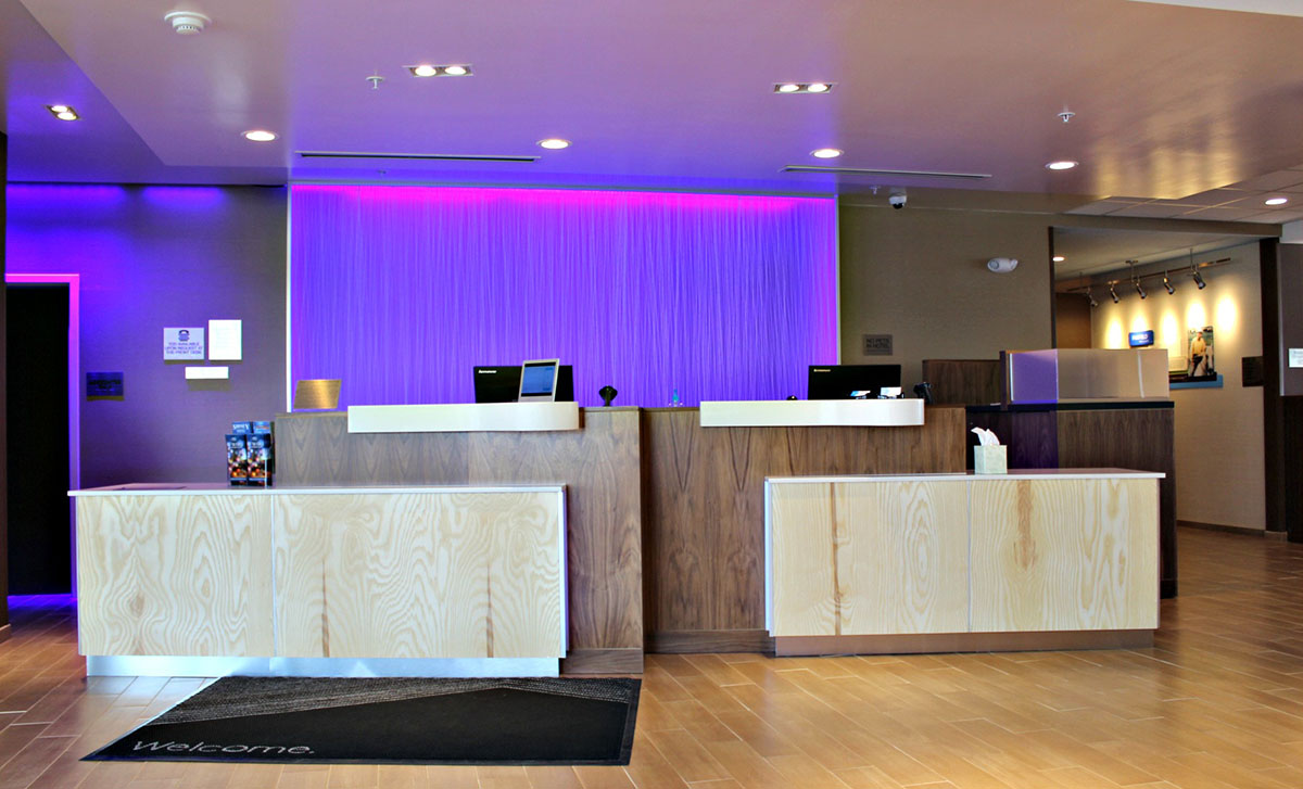 Fairfield Inn front desk
