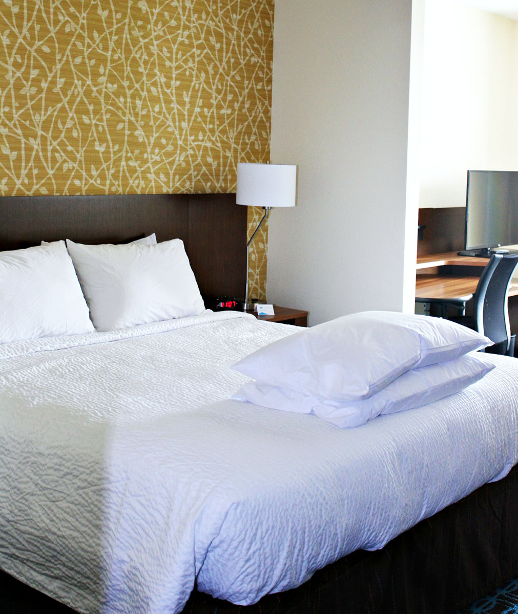 Fairfield Inn hotel room