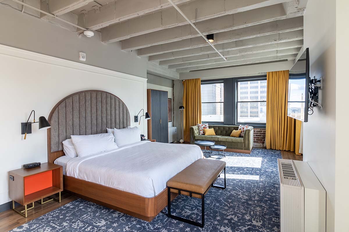 Hotel indigo bedroom