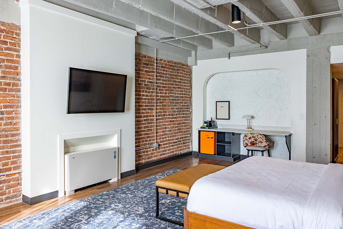 Hotel indigo bedroom
