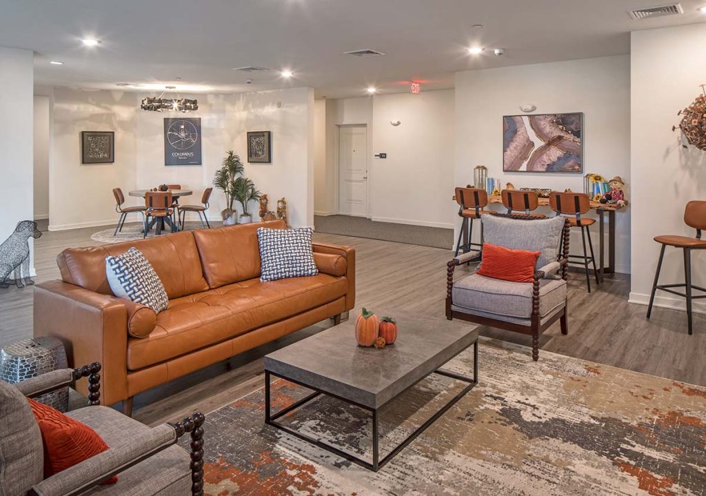legacy apartments living room